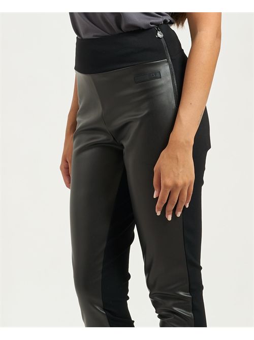 Leggings donna EA7 in tessuto effetto pelle EMPORIO ARMANI EA7 | 7W000452-AF16010UC001